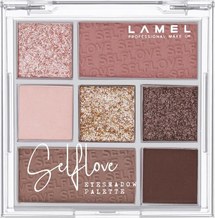 Actual product image MyScreen Protector LAMEL Insta Eyeshadow Palette Selflove No. 402 8.5g (Brown N.402)