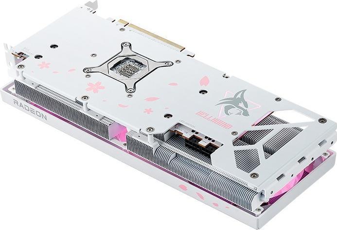 Image du produit Powercolor RX 7800 XT Hellhound Sakura White 16GB OC (16 Go)