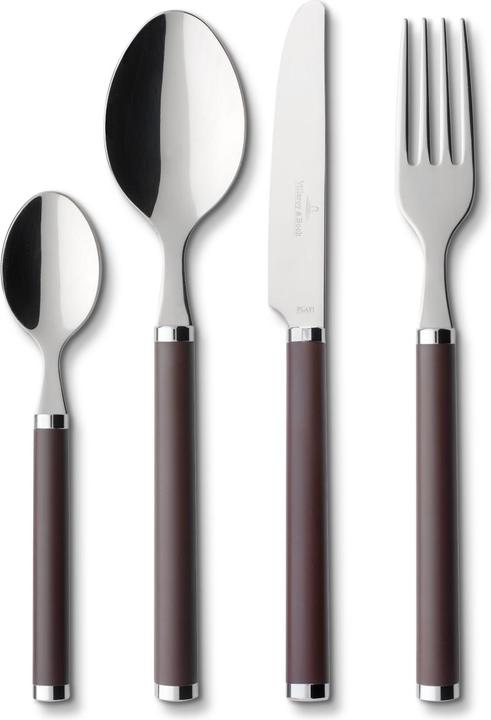 Immagine prodotto Villeroy & Boch Set di posate 24 pezzi Play! marrone cioccolato (24 Pezzo/i, Set di posate)