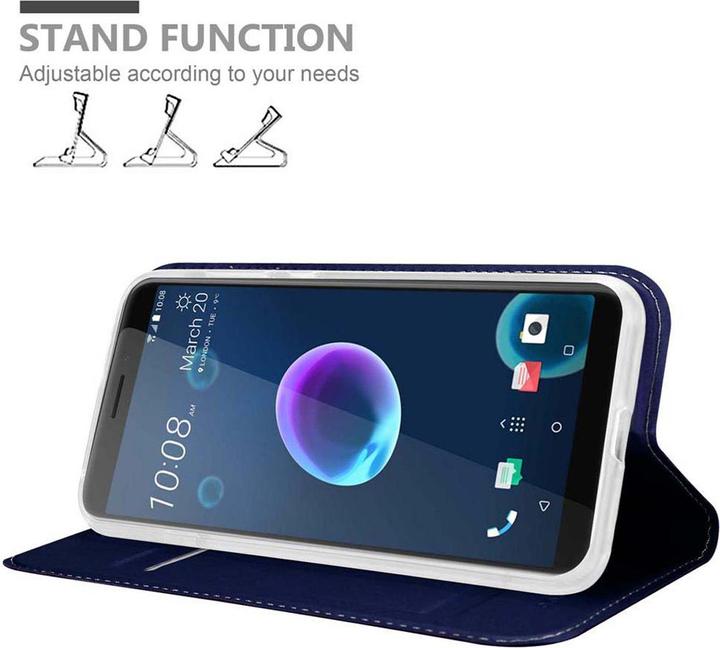 Image du produit Cadorabo Book Classy Style Cover (HTC Desire 12)