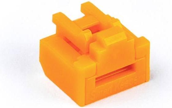 Actual product image Smart Keeper Basic RJ45 Port Blocker orange 12 pcs.
