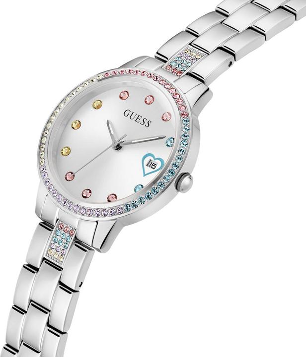 Actual product image Guess Three of Hearts (Analogue wristwatch, 34 mm)