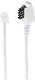 Image du produit Shiverpeaks ®-BASIC-S --Câble de raccordement téléphonique-TAE F plug vers Western plug 6/4, Siemens, blanc