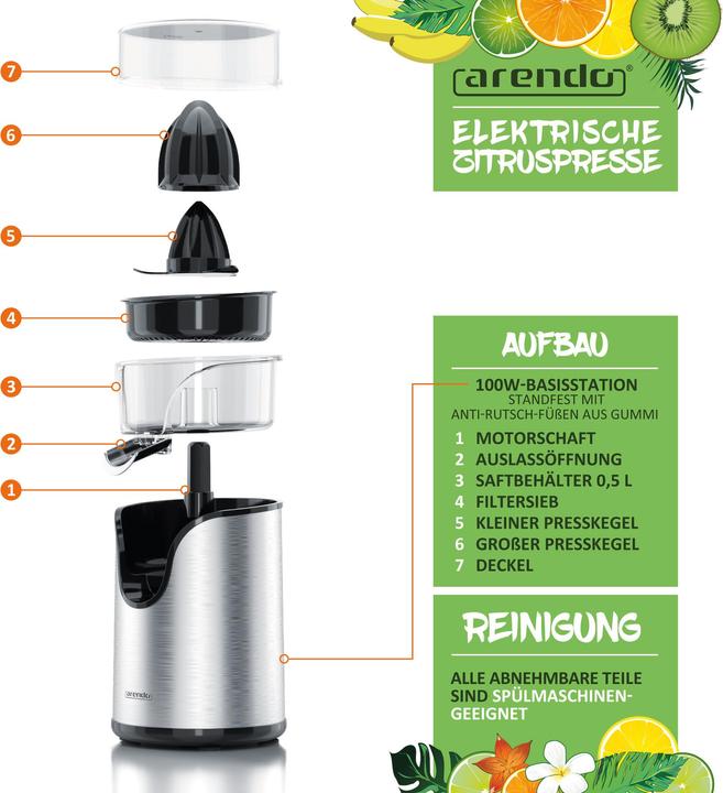 Produktbild Arendo Zitruspresse