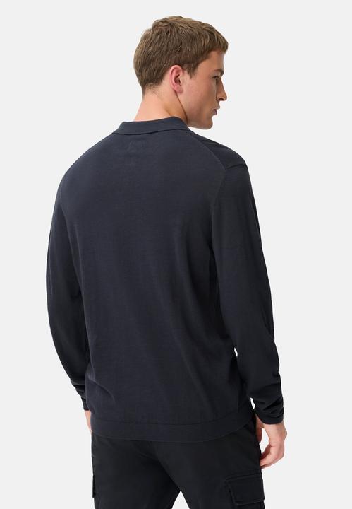 Image du produit Camel Active Leichtes Langarm Polo aus reiner Baumwolle (M)