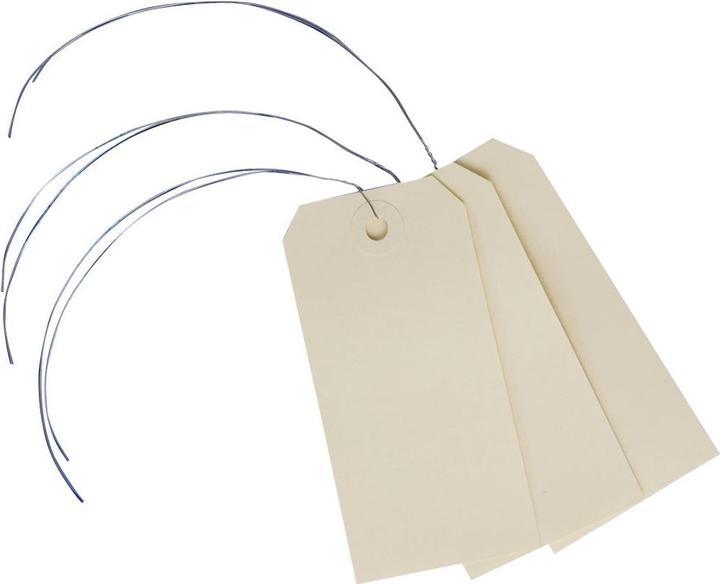 Actual product image Avery Dennison Packing handle, 100 x 51 mm, neutral, with wire