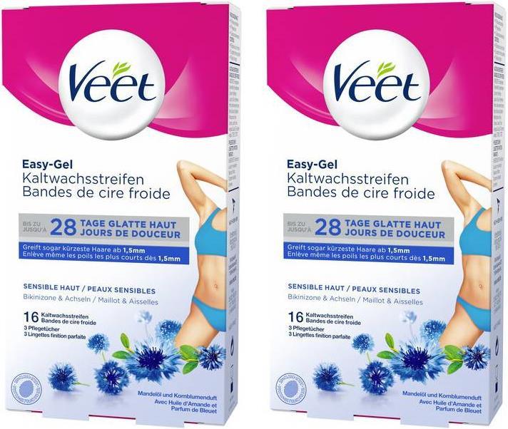 Produktbild Veet Bikini & Achseln Enthaarungsstrips DUO