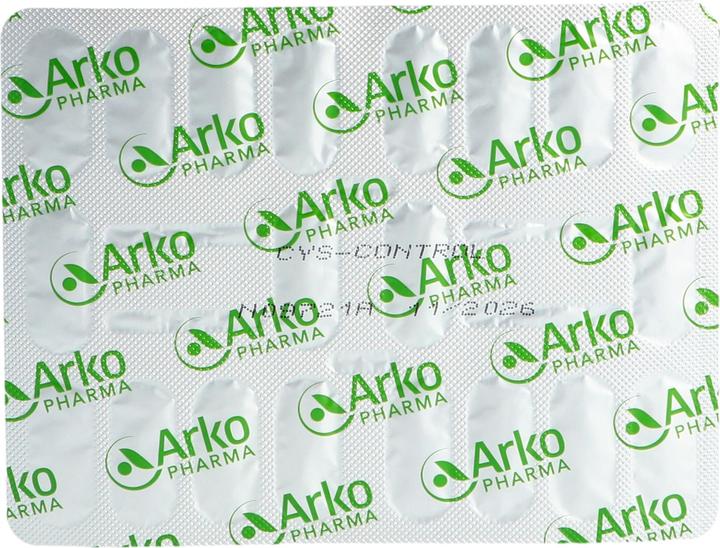 Nutritional values and ingredients Arkopharma Cys-Control (20 Piece, Capsules, 24 g)