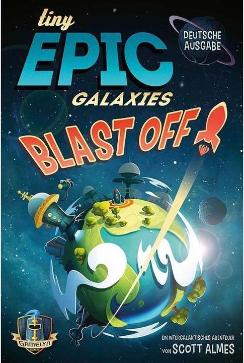 Produktbild Asmodée GAMD0002 - Tiny Epic Galaxies BLAST OFF!, Brettspiel, für 2-4 Spieler, ab 8 Jahren (DE-Ausgabe) (Deutsch)