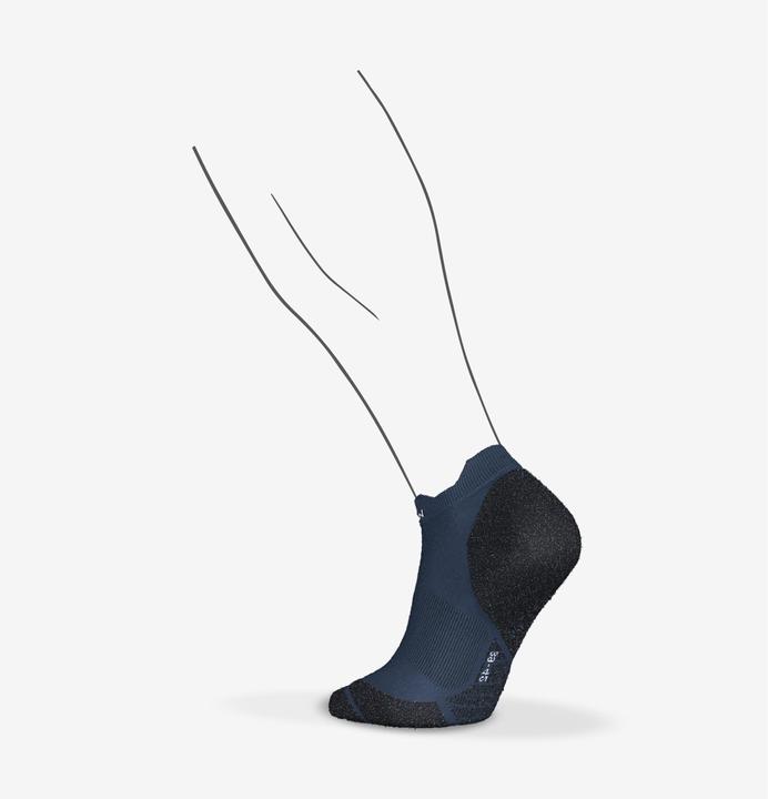 Kiprun Laufsocken Invisible dünn - Run 900 blau (41, 42)