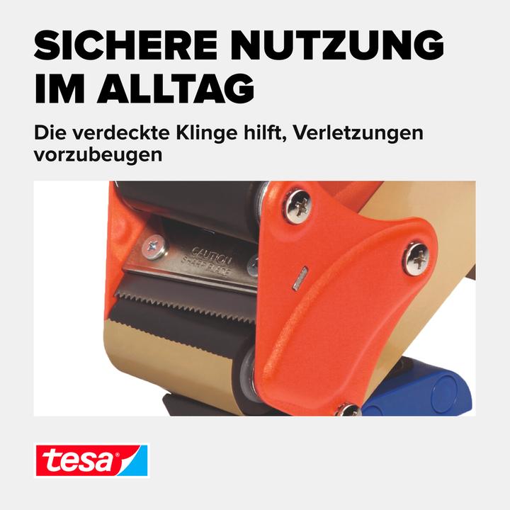 Produktbild tesa tesapack PREMIUM Handabroller - für Klebebänder