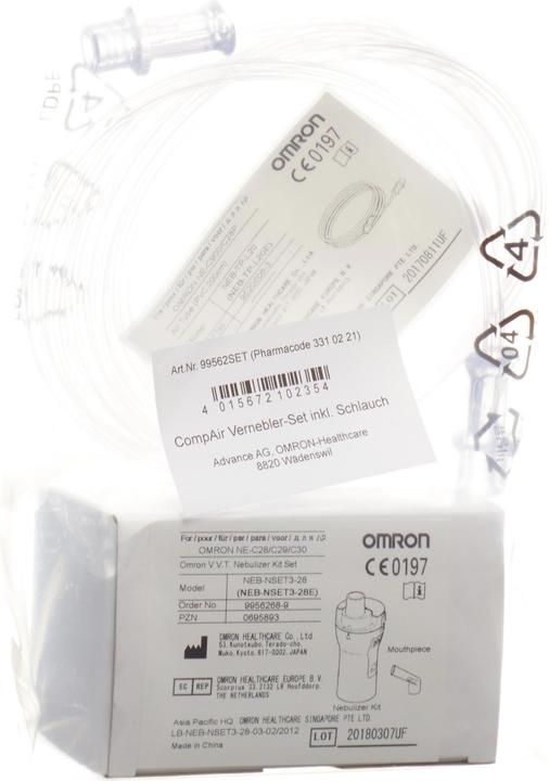 Omron Accessoires pour inhalateurs Kit de nébulisation pour inhalateur CompAir