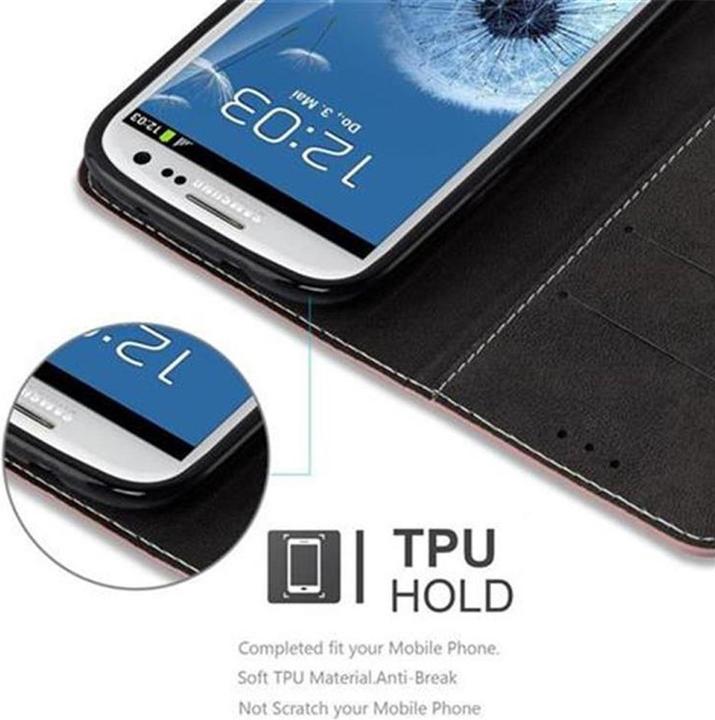 Produktbild Cadorabo Book X-Wallet Cover (Samsung Galaxy S3)