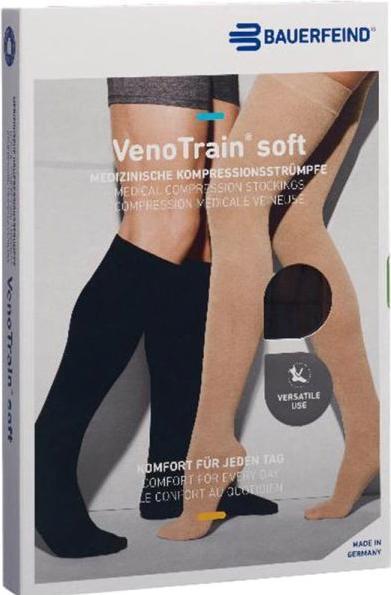 Produktbild Veno Train SOFT A-D KKL2 XL normal/long offene Fussspitze creme (XL)