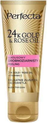 Perfecta 24k Gold Rose Fine Grain Facial Scrub 75ml (Reinigungslotion, 75 ml)
