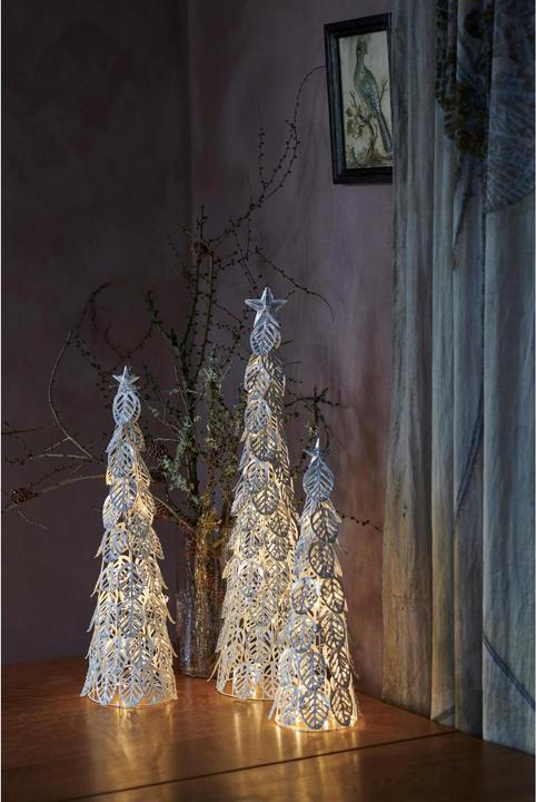 Produktbild Sirius LED-Tischdeko Kirstine 43 cm Dekobaum Silber