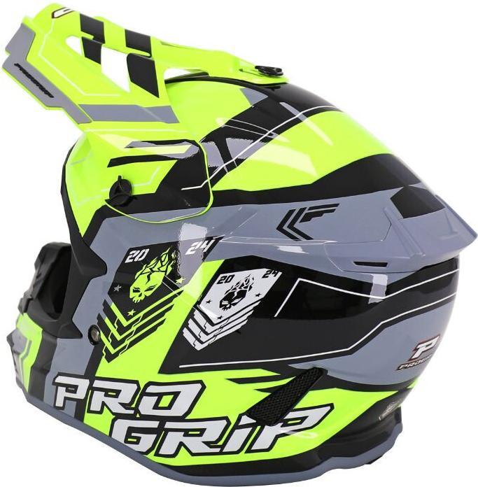 Produktbild ProGrip Motorrad-Cross-Helm (55 - 56 cm, M)