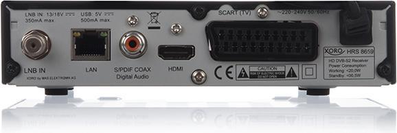 Produktbild Xoro HRS 8659 (DVB-S2)