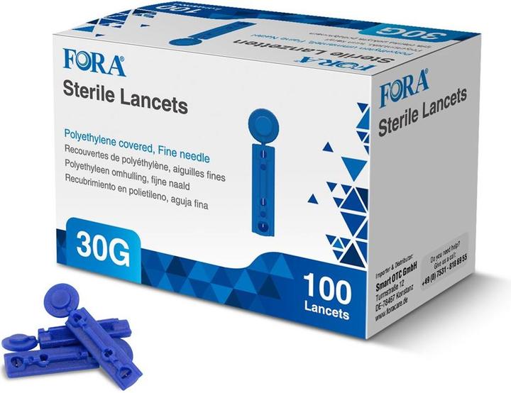 Actual product image Fora Lancets sterile 30G (Lancets)