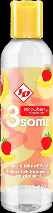 Actual product image ID 3some? 4 Fl Oz Strawberry Banana Bottle (118 ml)