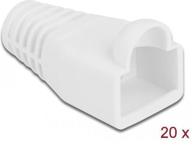 Produktbild Delock Knickschutztülle für RJ45 Stecker weiss 20 Stück
