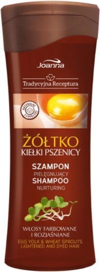 Image du produit Joanna Jaune d'oeuf et germes de blé, shampooing capillaire, 300 ml (Hit) (300 ml, Shampoing liquide)