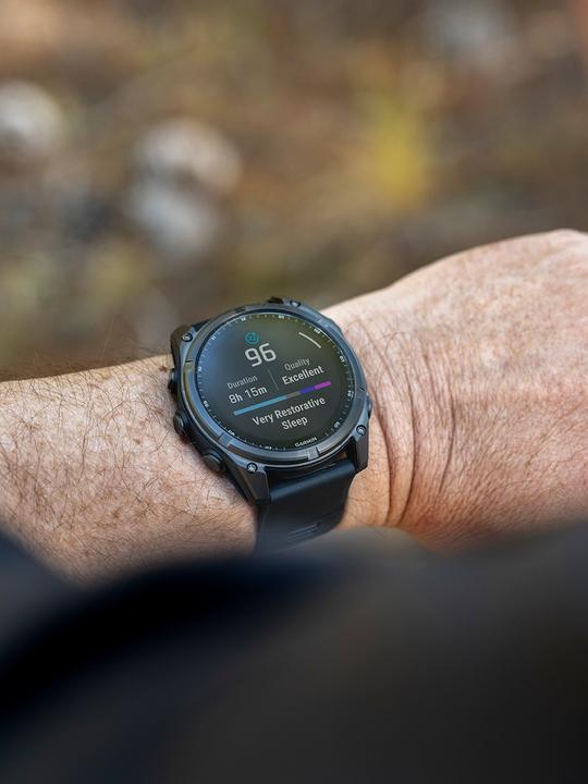 Actual product image Garmin Fenix 8 Solar Sapphire Titanium (51 mm)