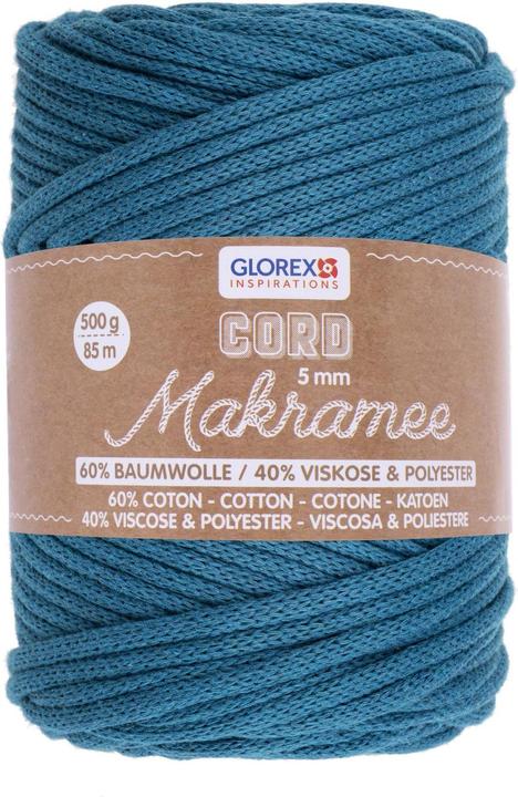 Glorex Makramee Cord 5mm 500g, gewebt (85 m)