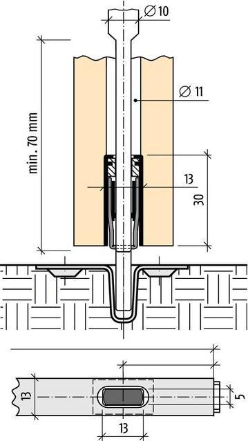 Immagine prodotto MSL Aste tonde PLANET per catenacci a leva d'ingresso 1807 (1 pz.)
