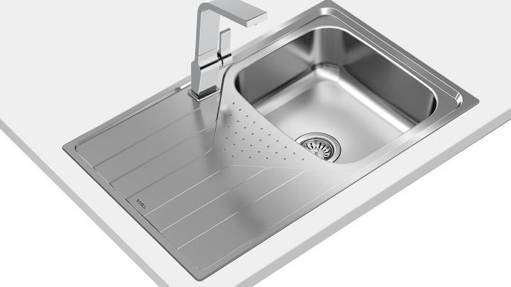 Actual product image Teka Zlewozmywak UNIVERSE 45 T-XP 1B 1D REV W/OVF SP (Top-mounted sink, 79 cm, 50 cm)