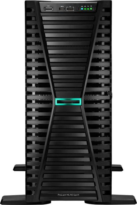 Actual product image HPE ProLiant ML110 Gen11 Intel Xeon Silver 4510 2.4GHz 12c 1P 32GB-R 4LFF 2x4TB HDD 2x1000W PS EU Se (Intel Xeon Silver 4510, 32 GB, Tower Server)