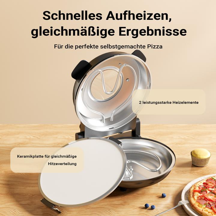 Image du produit Wiltec Machine à pizza (Prise UE)
