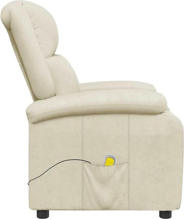 Immagine prodotto VidaXL Sedia da massaggio in similpelle bianca crema