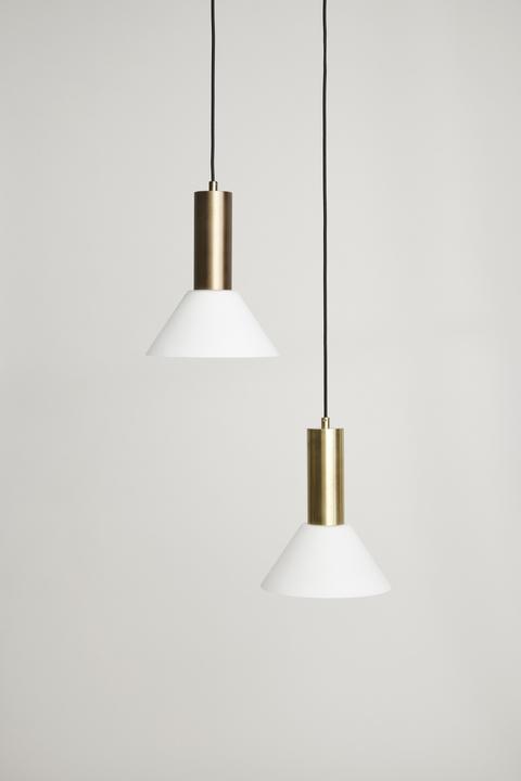 Produktbild Hübsch Contrast Pendelleuchte Burnished Brass (E27)