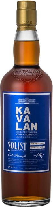 Immagine prodotto Kavalan Solista Single Malt Vinho Barrique Cask Strength (Single Malt, 1 x 70 cl)