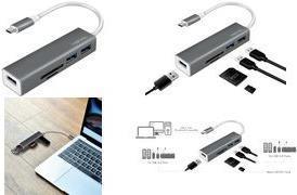 Actual product image LogiLink UA0305 (USB-C, 3 Ports)