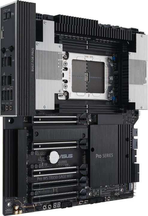 Image du produit ASUS MB PRO WS TRX50-SAGE WIFI (AMD,TRX50,DDR5,CEB) (sTR5, AMD TRX50, E-ATX)