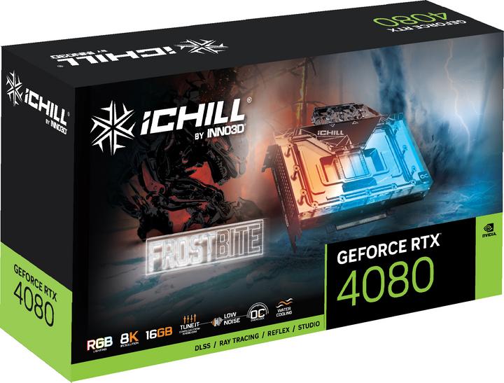 Produktbild Inno3D GeForce RTX 4080 16GB iCHILL Frostbite (16 GB)