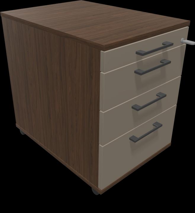 Image du produit Narbutas Caisson à roulettes Optima 8665 (43 x 60 x 59,5 cm)