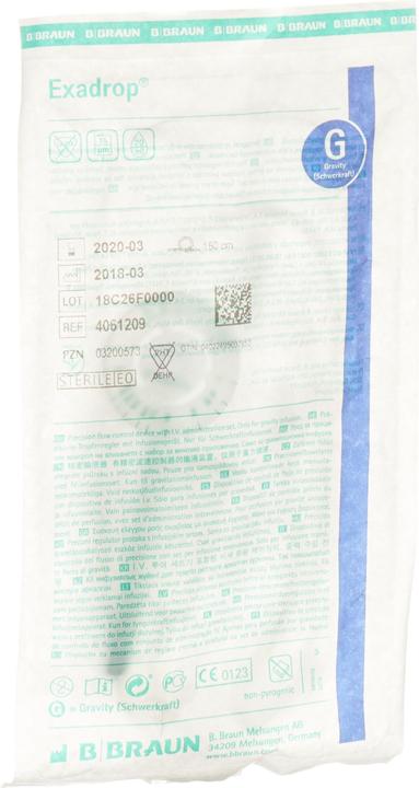 B.Braun EXADROP Praezisions Tropfenregler 150cm
