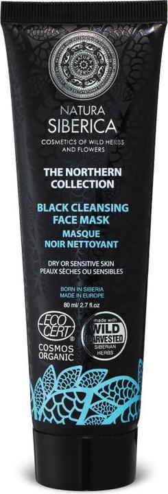 Actual product image Natura Siberica Black Cleasing Face Mask (80 ml)