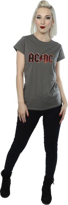 Immagine prodotto AC/DC T-shirt in cotone con logo in rilievo allo stato puro - Donne/Ladies (L)
