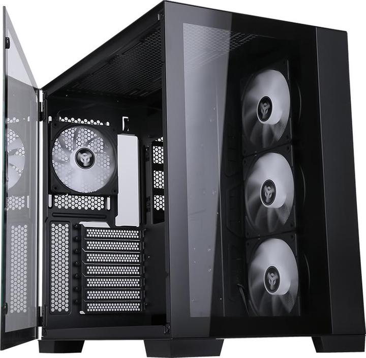 Image du produit Itek Boitier Moyen Tour ATX Dark Cave RGB avec panneau vitré (Noir) (mATX, Mini-ITX, ATX)