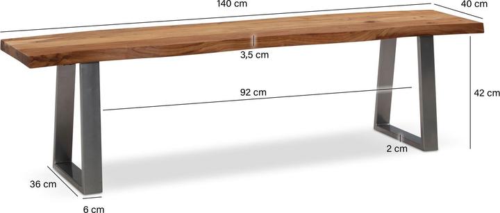 Produktbild Wohnling 140x40x45,5 (140 cm)