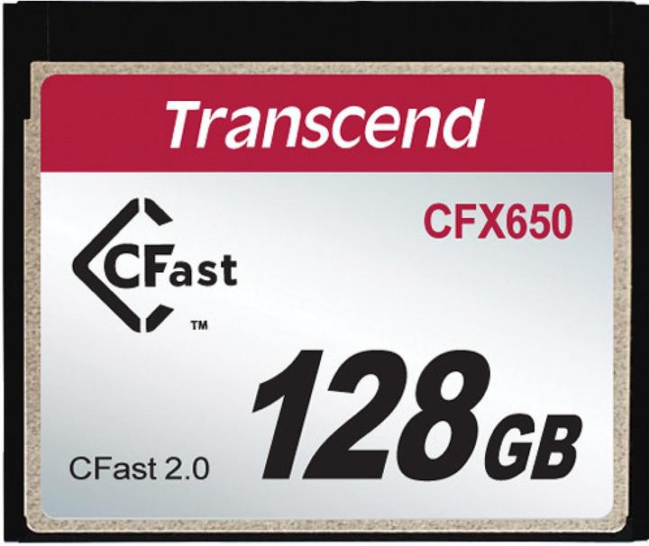 Transcend CFX650 CFast 2.0 128GB Card R510MB/s MLC (128 GB, CFast 2.0, U3)