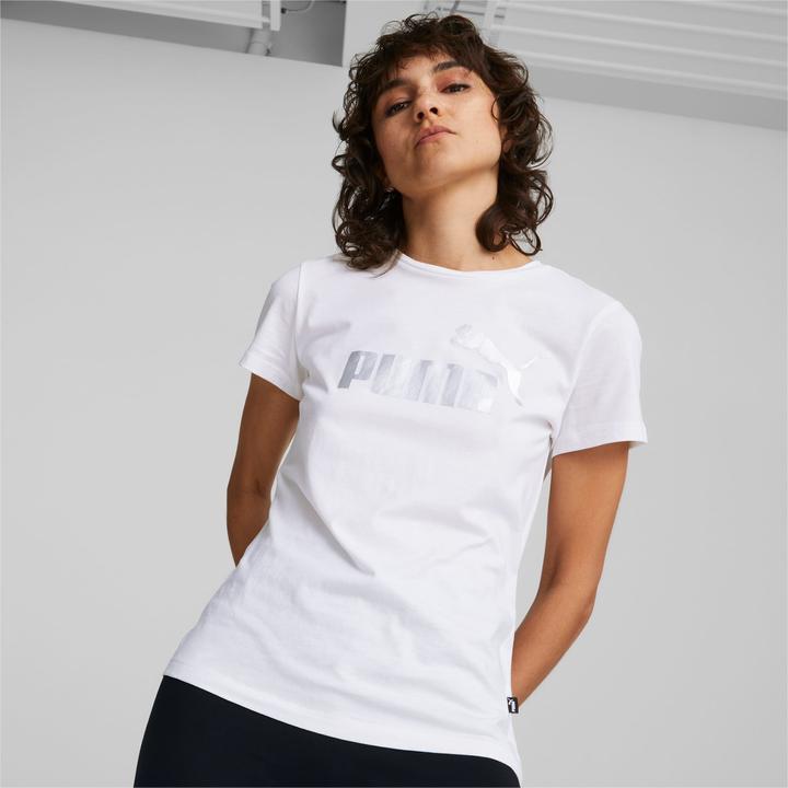 Actual product image Puma ESS+ Metallic Logo Tee (L)