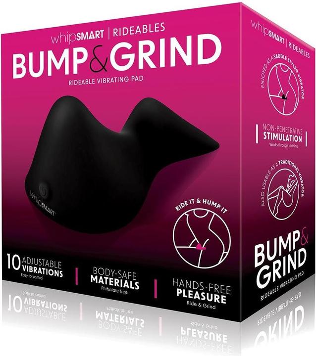 Productafbeelding Xgen Products Whipsmart - Zwart Oplaadbaar Vibrerend Slipje - The Bump & Grind - Draadloze Afstandsbediening