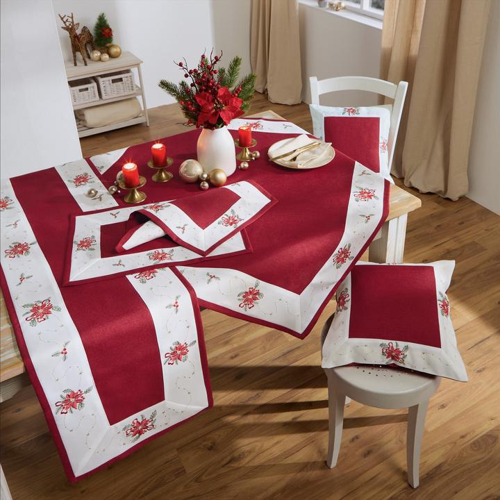 Actual product image Erwin Müller Poinsettia" tablecloth