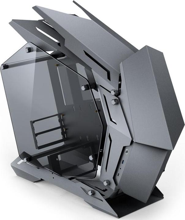Actual product image Jonsbo MOD3 Mini Micro-ATX Tower Showcase, tempered glass - grey (mATX, Mini-ITX)