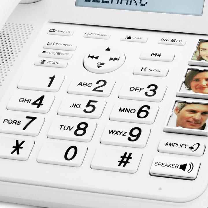 Produktbild Geemarc AMPLIDECT COMBI 295-2 Schnurloses Telefon + 2 DECT 295 AD Mobilteile